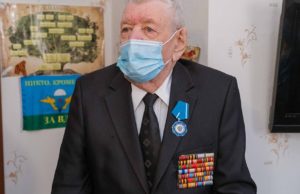 Ветерана Великой Отечественной войны Георгия Сукманова наградили орденом Почёта