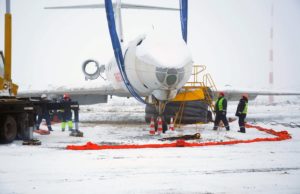 В аэропорту Калининград провели тренировку по эвакуации воздушного судна