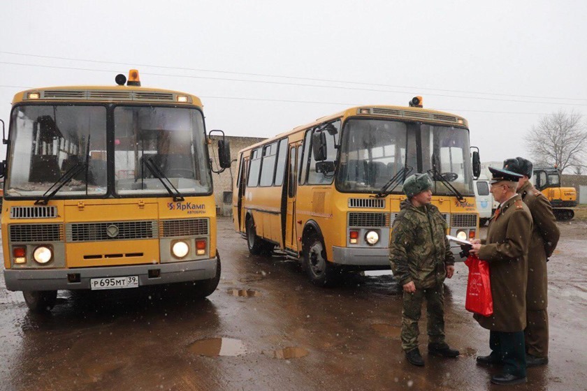 Администрация Гусева отправит в зону СВО два автобуса