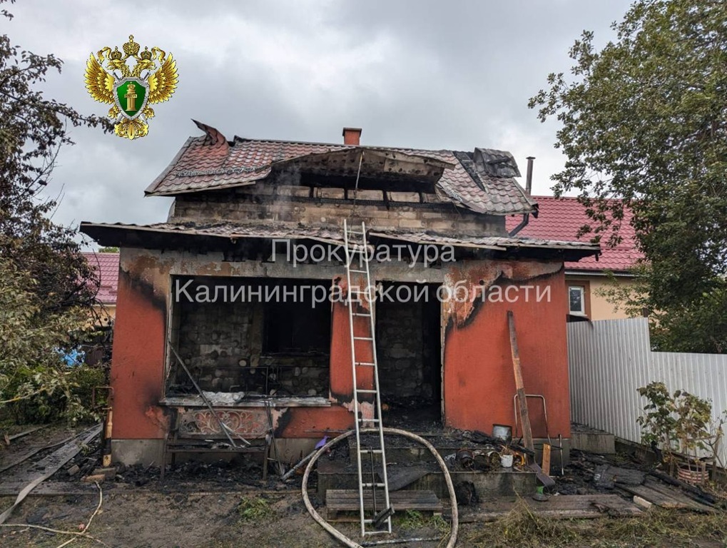 Калининградцу дали 22 года колонии за поджог дома и убийство мальчика
